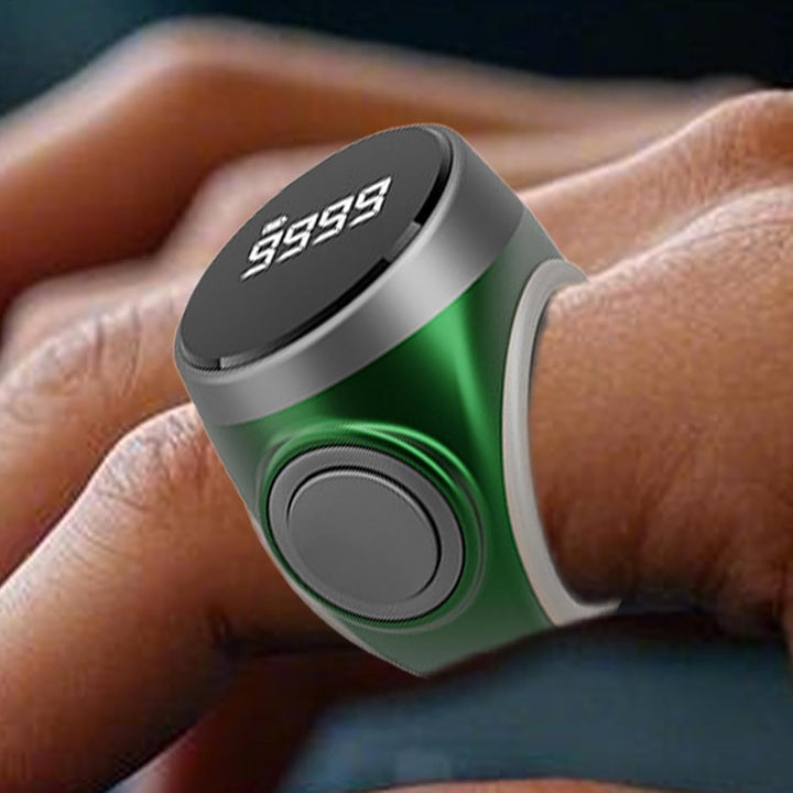 Innovatieve digitale vingerteller, oplaadbaar, met duidelijk 4-cijferig display.