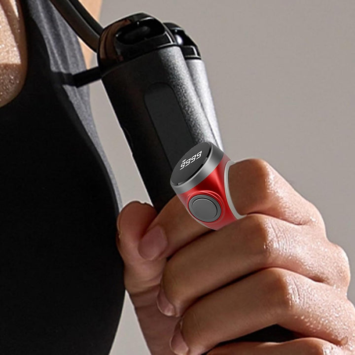 Calmero oplaadbare vingertellerring, handig gadget voor sport of gebedskralen.