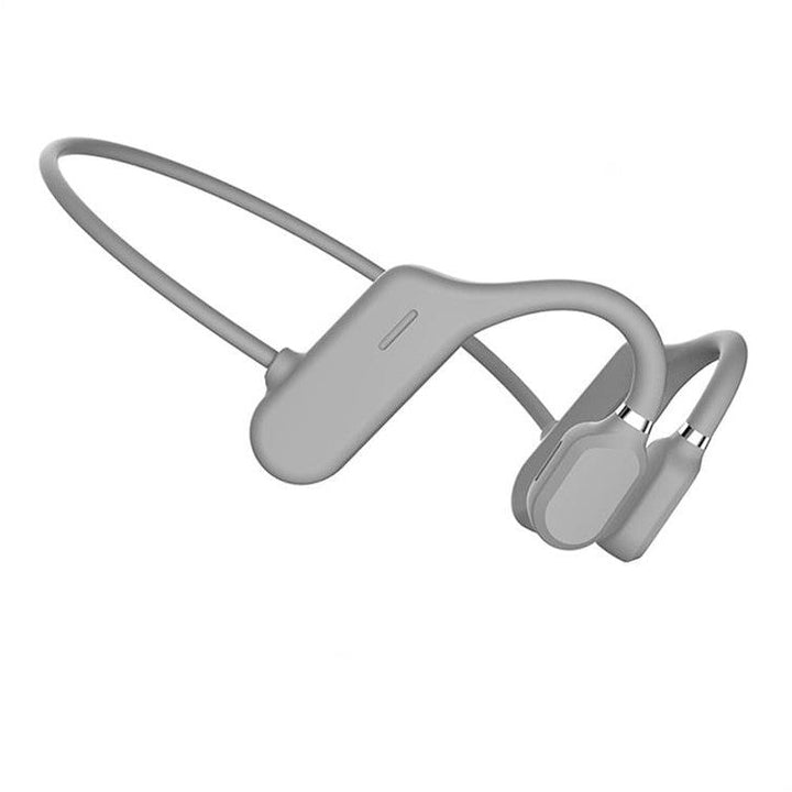 Draadloze bone conduction headset, perfect voor elke sport, waterdicht en met helder geluid.