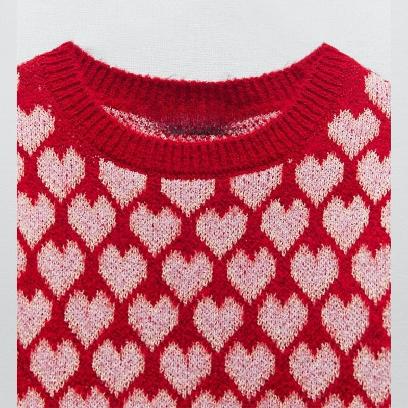 Casual damestrui met korte mouwen, rode kleur en speelse print. Stijlvolle dameskleding voor lente/zomer.