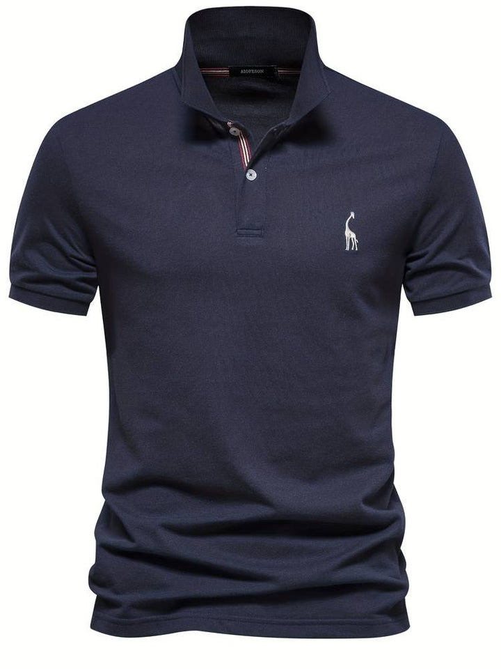 Comfortabel herenpolo, perfect voor een ontspannen dag of een stijlvolle casual look. Essentiële herenkleding.