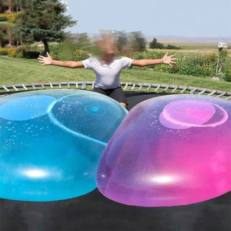 Ideaal cadeau voor kinderen: de opblaasbare bubble bal, een duurzaam en leuk speelgoed voor alle leeftijden.