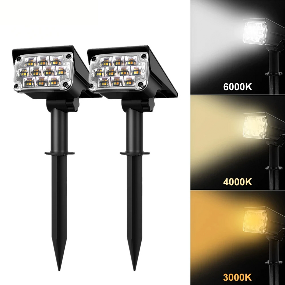 Energiezuinige draadloze buitenlamp. Zonne-energie LED verlichting voor een sfeervolle en duurzame tuin.