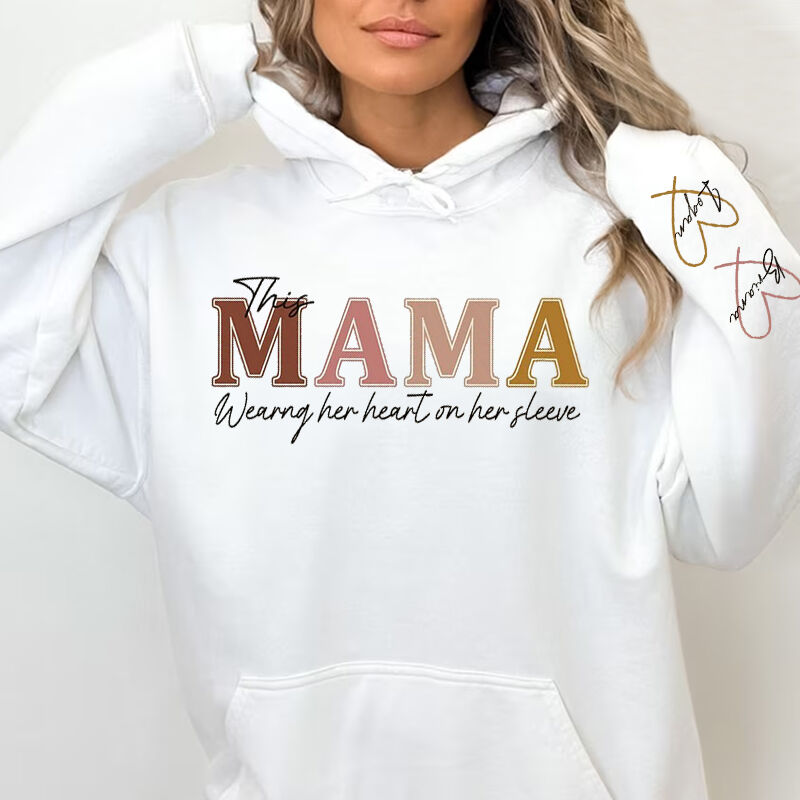 Unisex gepersonaliseerde trui met namen, ideaal als persoonlijk geschenk voor familie en vrienden.