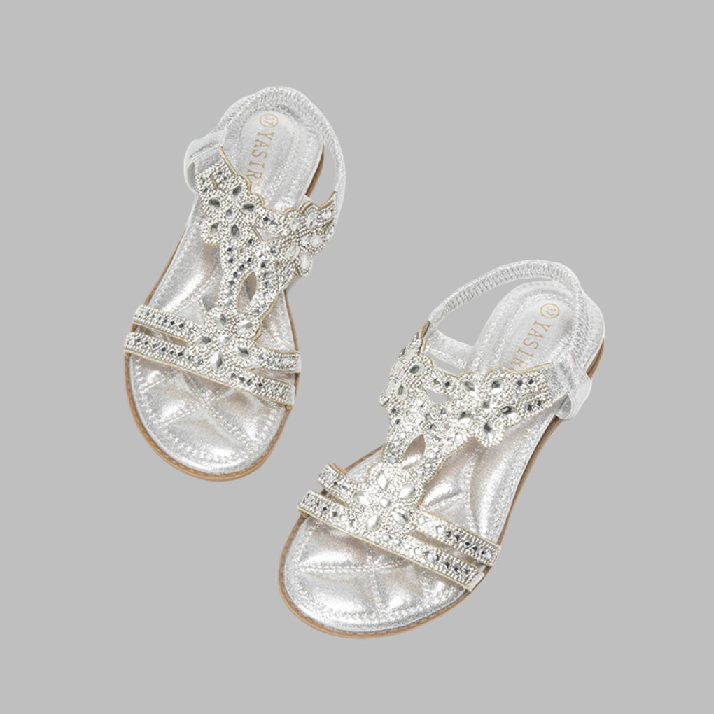 Verstelbare dames sandalen, orthopedisch comfort in boho stijl, perfect als zomerschoenen.