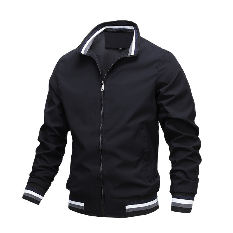 Stijlvol en casual heren zomerjack, lichtgewicht en ademend, perfecte bovenkleding voor warm weer.