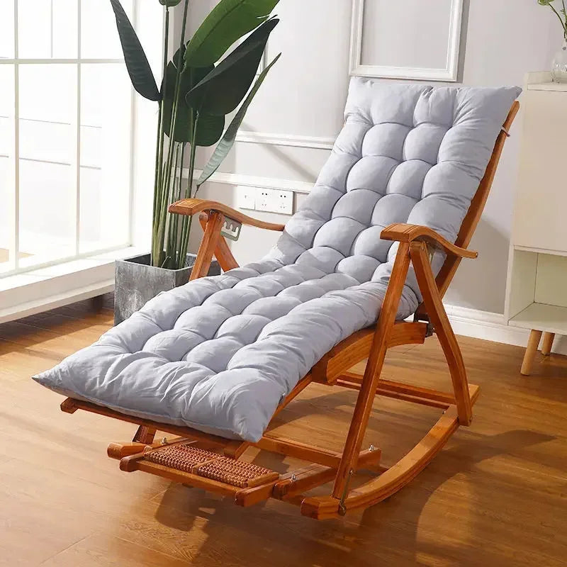 Duurzaam schommelstoel kussen, perfect voor binnen en buiten gebruik, maximale ondersteuning.