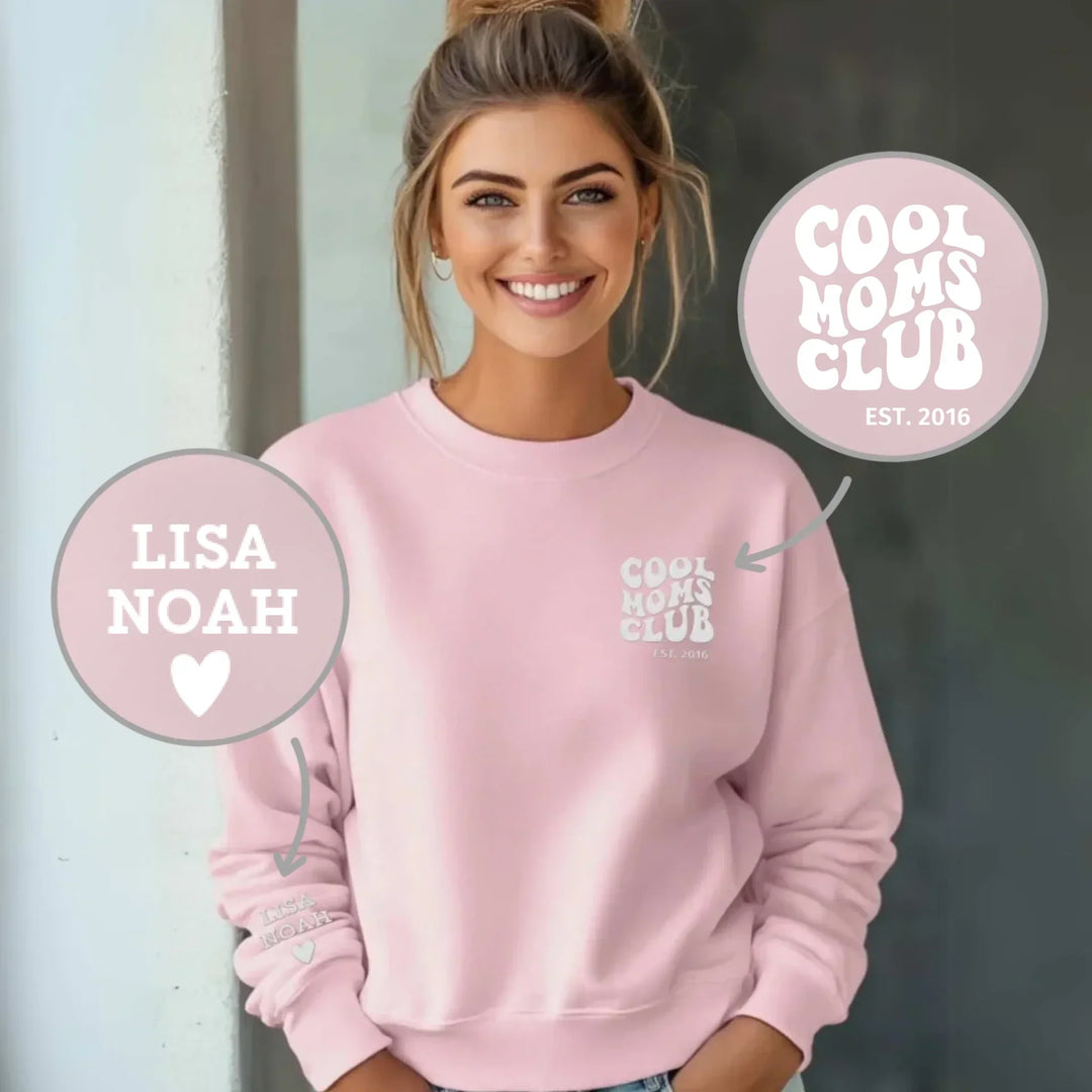 Stijlvol dames T-shirt, sweatshirt of hoodie gepersonaliseerd voor een unieke moeder. Ideaal cadeau.