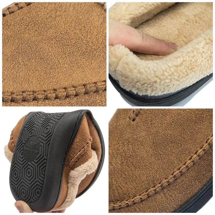 Instapsloffen heren: zachte huisschoenen voor ultiem comfort en warmte.