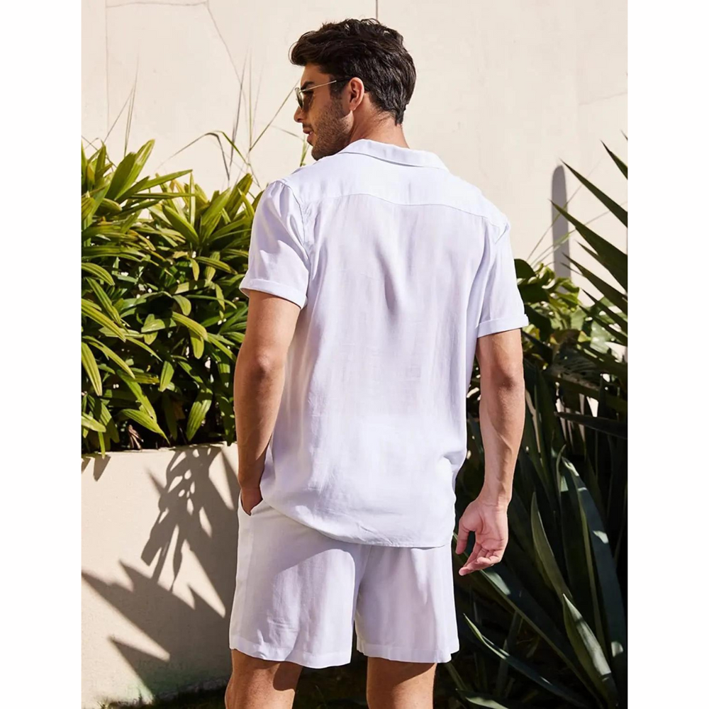 Ademende linnen heren zomerset Jairo voor ultiem comfort op warme dagen, perfect als casual vakantiekleding.