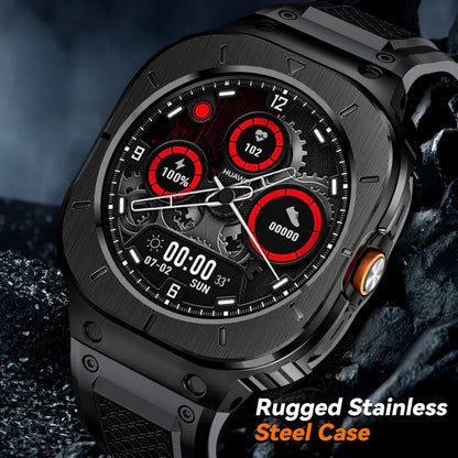 Rugged Roestvrijstalen Behuizingsset voor Samsung Galaxy Watch Ultra