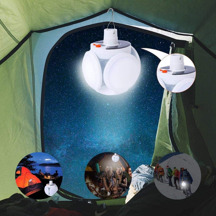 Bulby solar LED lamp als sfeervolle en duurzame buitenverlichting voor terras of tuin.