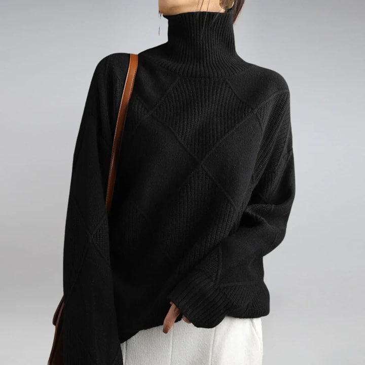Comfortabele en warme dames coltrui, perfect voor laagjes kleding. Een zachte turtleneck voor de winter.