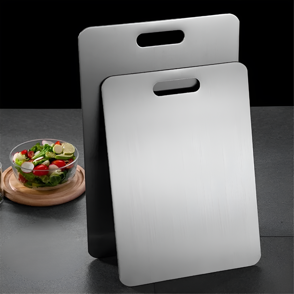 Hygiënische titanium snijplank, duurzaam en veilig keukengerei voor efficiënte voedselbereiding in elke keuken.