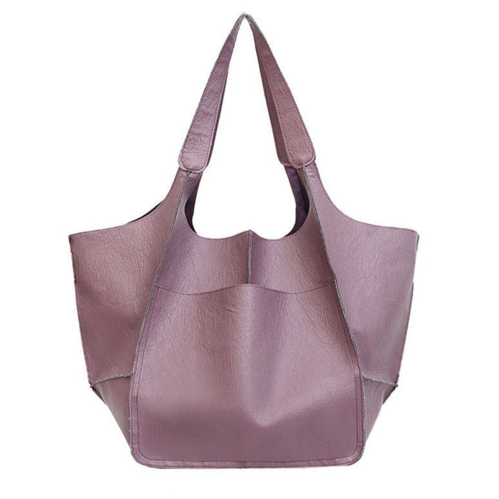 Duurzame vegan leren schoudertas, modieuze accessoire voor vrouwen, in diverse kleuren verkrijgbaar.
