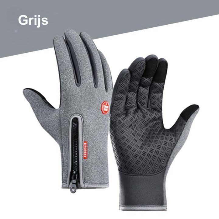Waterafstotende thermische handschoenen voor heren; beschermt tegen regen en kou bij sport & fietsen.