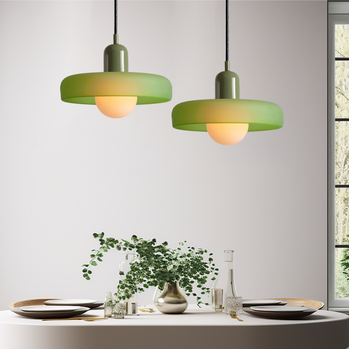 ColorLoop hanglamp voor eetkamer: modern design met warme gloed en verstelbare functie.