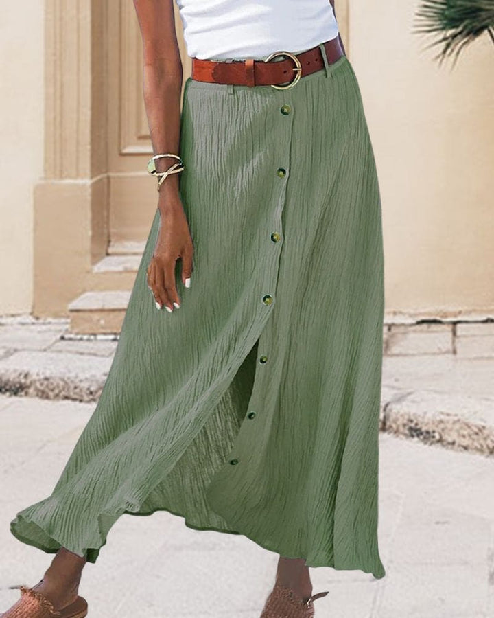 Veelzijdige maxi rok voor dames, ideaal als zomerrok of herfstrok. Comfortabel en stijlvol voor een chique look.