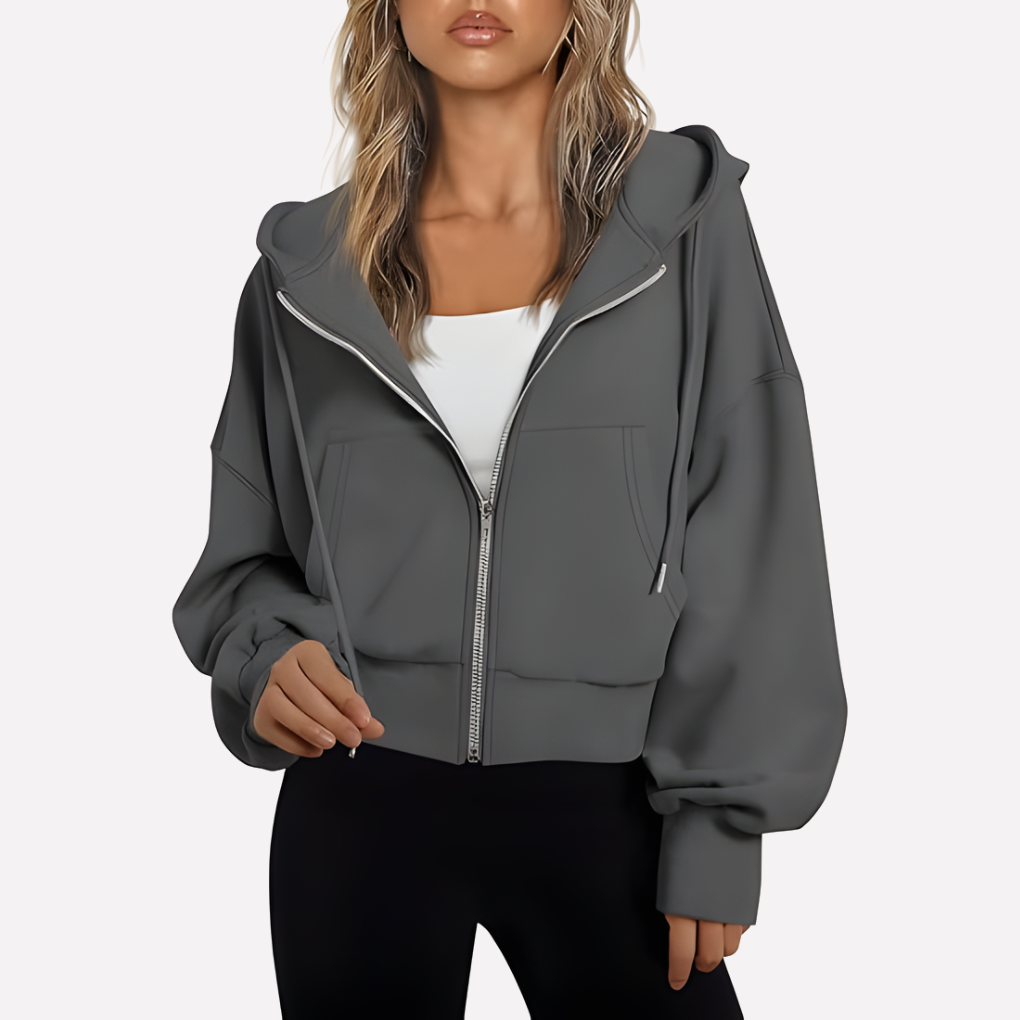 Comfortabel oversized dames sweatshirt met trendy grafische print en rondehals, perfect voor mode.