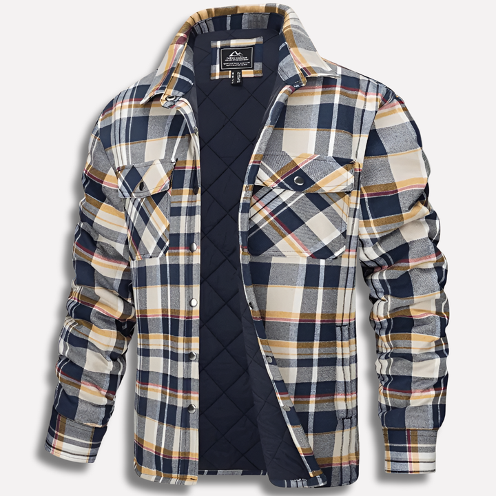 Heren geruite houthakkersoverhemd, tijdloze stijl & comfort. Ideaal voor lente en herfst.