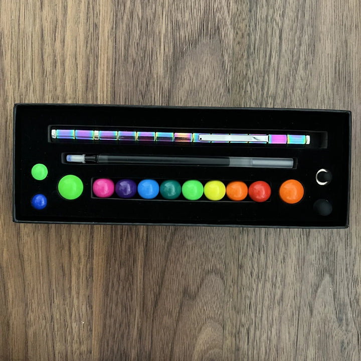 Unieke magnetische fidget pen, perfect als cadeau voor gadget liefhebbers, ideaal voor stressverlichting.