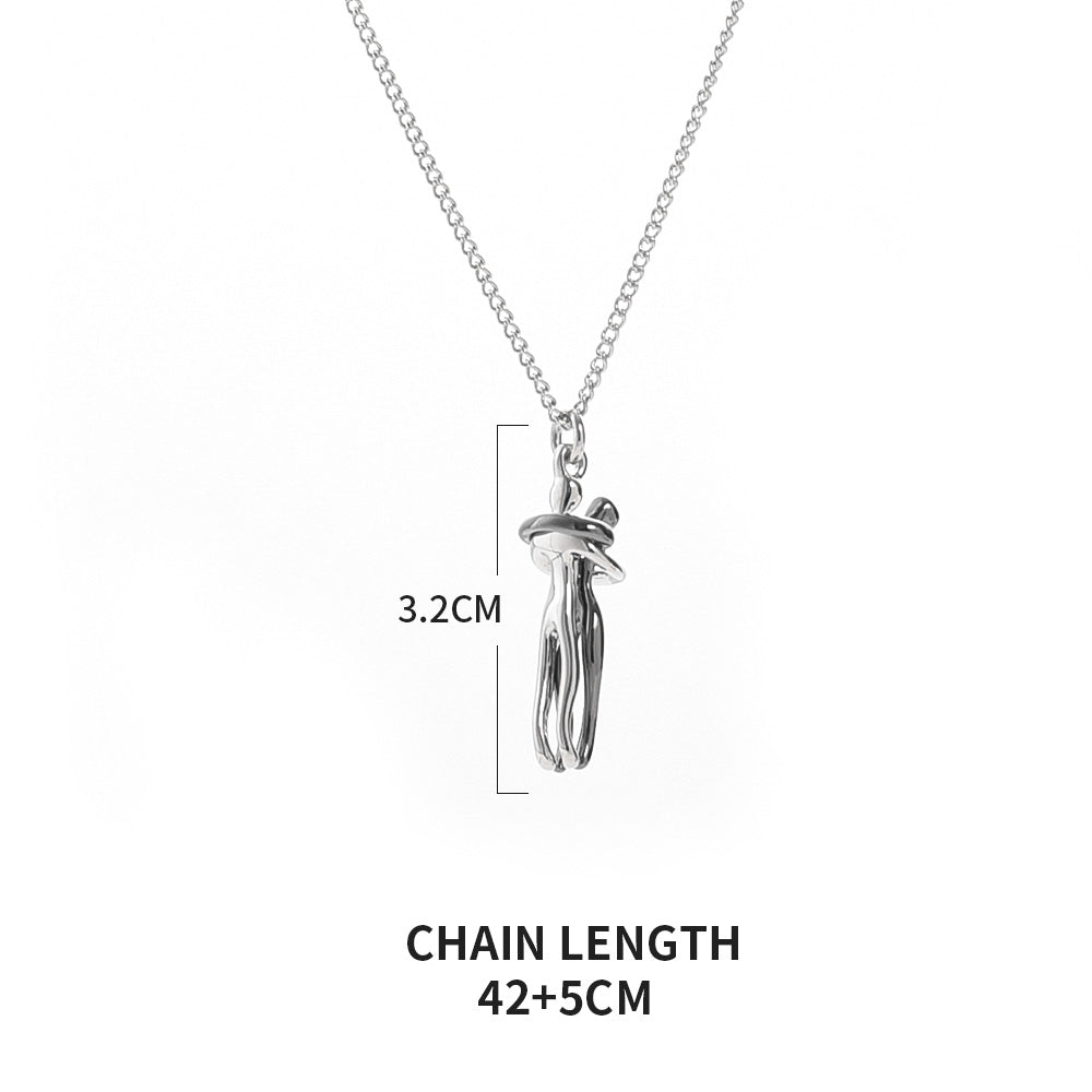Jubileumcadeau: unisex ketting met liefdeshanger, een blijvend symbool van liefde.