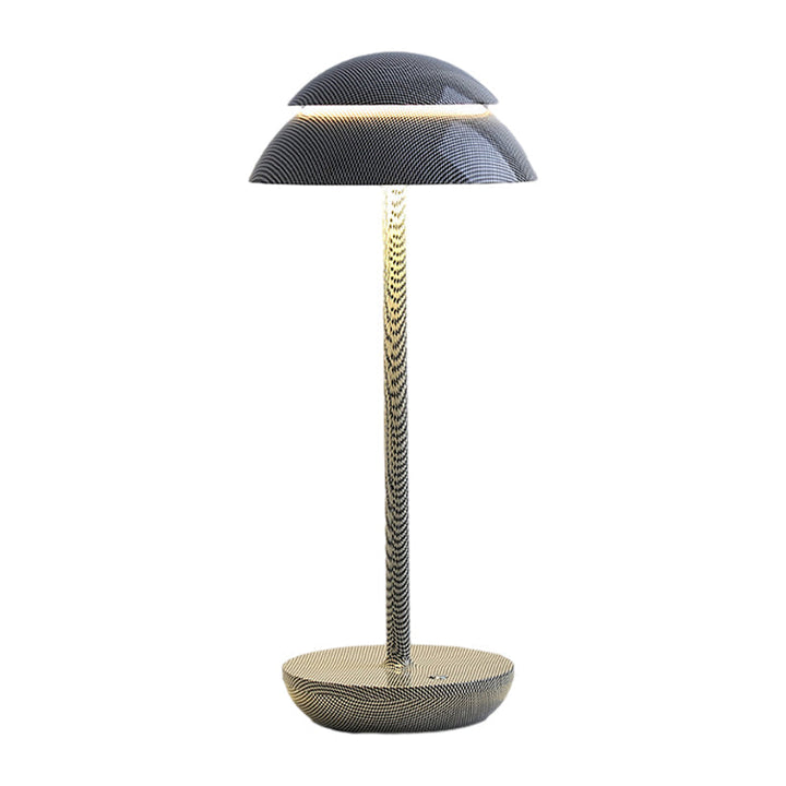 Sfeervolle GlowBeam tafellamp, oplaadbaar; draadloze LED voor modern interieur.
