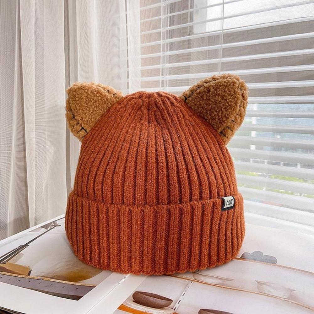Comfortabele PurrWarm gebreide wintermuts, een trendy accessoire met kattenoren voor dames en heren.