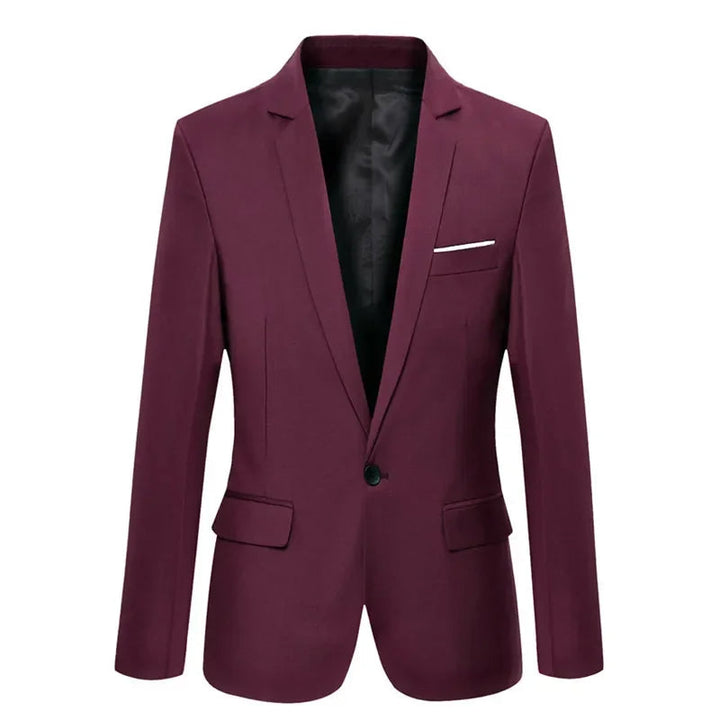 Hoymans heren slim fit blazer, perfecte pasvorm voor een scherpe zakelijke look en professionele uitstraling.