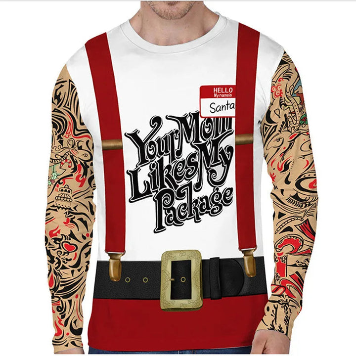 Comfortabele heren kerstkleding: een foute trui voor de feestdagen en elk kerstfeest.