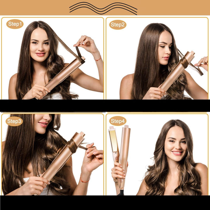 De 2-in-1 MultiStyler™ voor dames. Snel en makkelijk glanzend haar stijlen of krullen met ionen functie.
