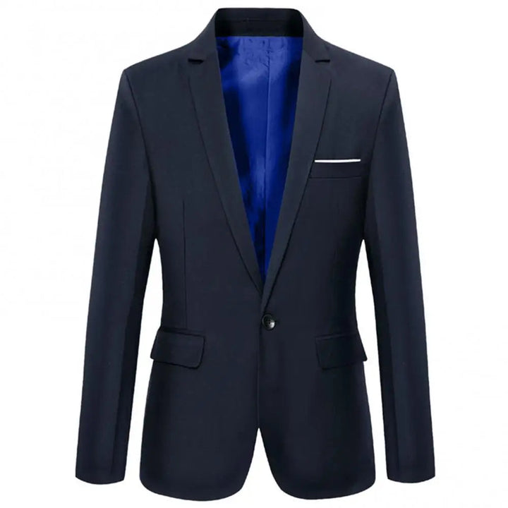 Hoymans heren slim fit blazer, modern en elegant colbert. Geschikt voor zakelijke bijeenkomsten en een casual chic stijl.
