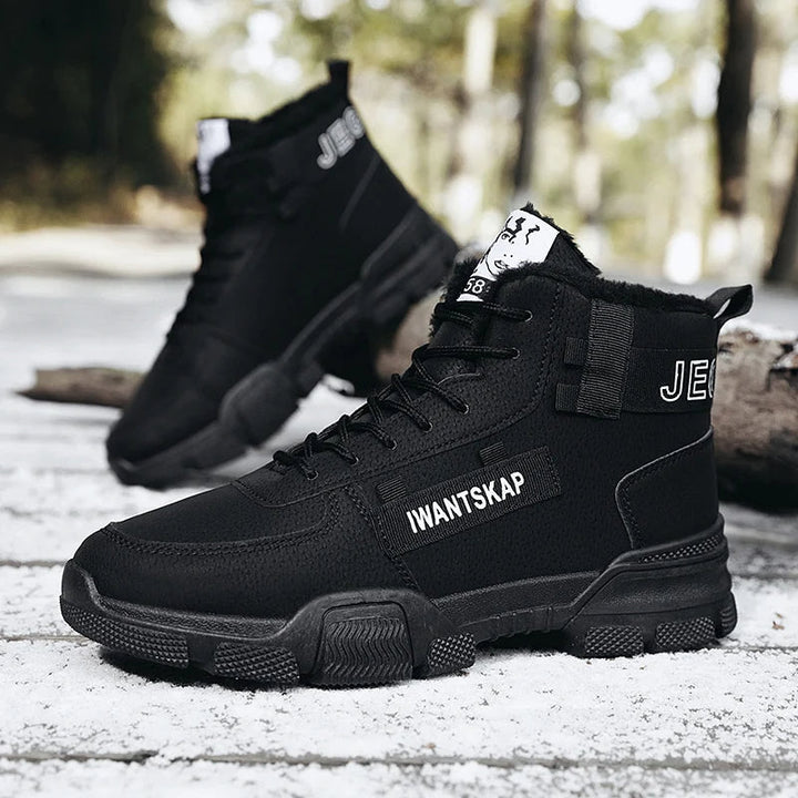 Warme en comfortabele herensneakers, perfect voor dagelijks gebruik in de winter.