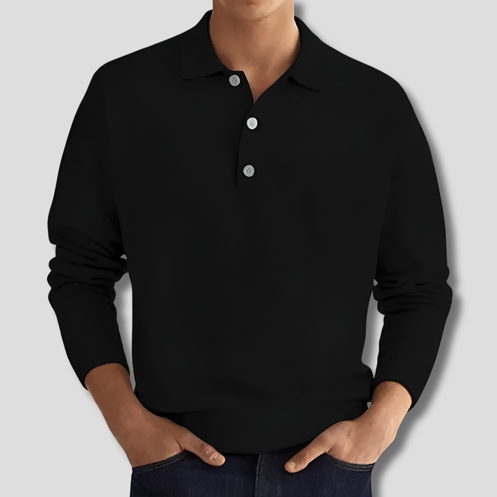 Stijlvol herenpoloshirt voor zomerkleding. Combineert een modieuze uitstraling met optimaal comfort.