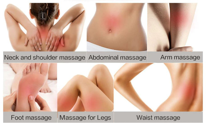 Thuisgebruik shiatsu nek- & lichaamsmassagekussen met warmtetherapie voor stressvermindering en diepe ontspanning.
