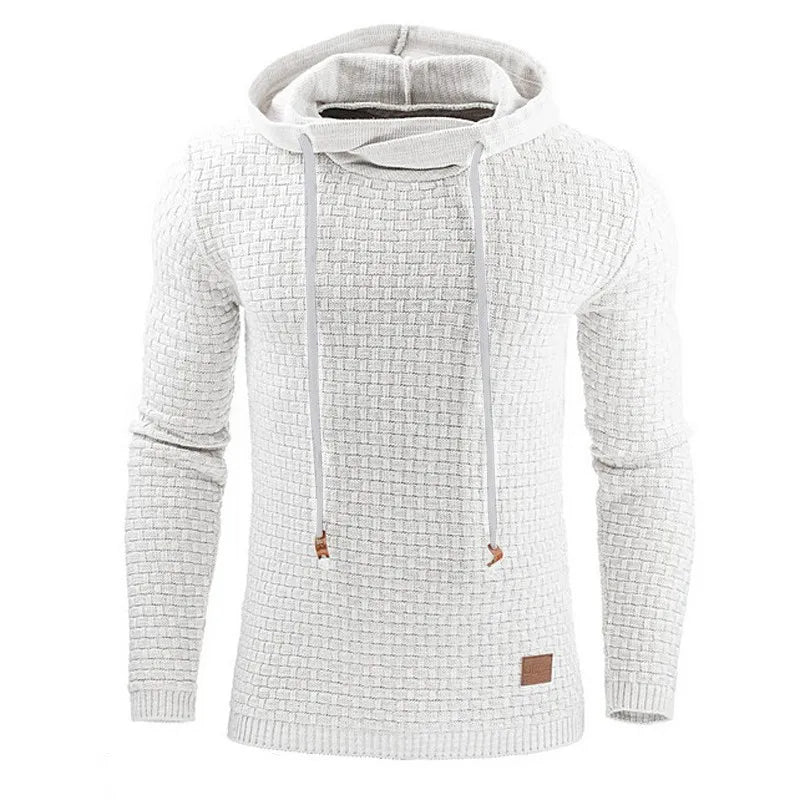Sportieve heren trui met capuchon, comfortabele hoodie perfect voor een dynamische levensstijl.