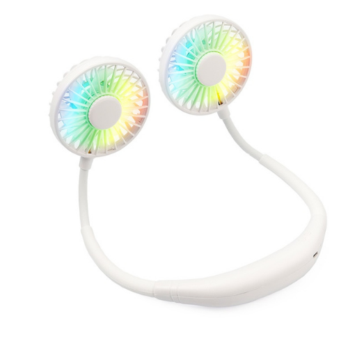 Draagbare FlexFan met krachtige verkoeling, oplaadbaar en flexibel; onmisbaar gadget voor zomer en reis.