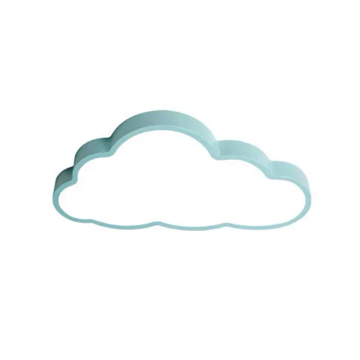 Witte LED wolk lamp voor plafond, energiezuinige en veilige kinderlamp met diffuus licht voor rust.