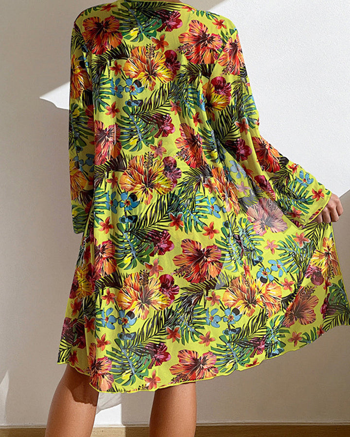 Perfecte complete set: dames bikini en strandrok voor een stijlvolle strandlook. Comfortabele badmode.