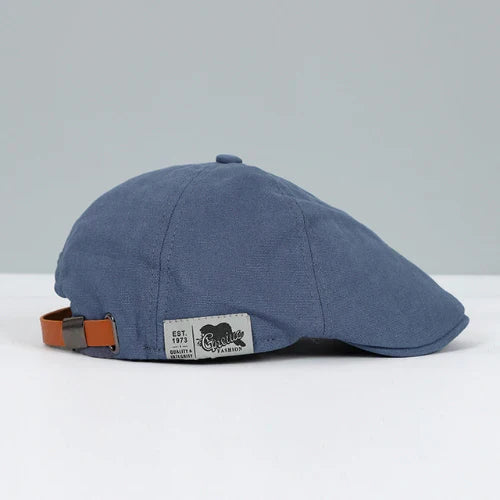 Verstelbare mannenbaret van wolmix, stijlvol accessoire voor zowel casual als formele outfits, tijdloos design.