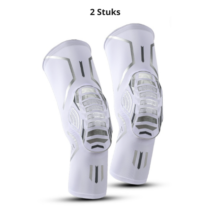 Comfortabele en ademende kniebrace met antislip. Biedt schokbestendige ondersteuning en is perfect voor fitness.