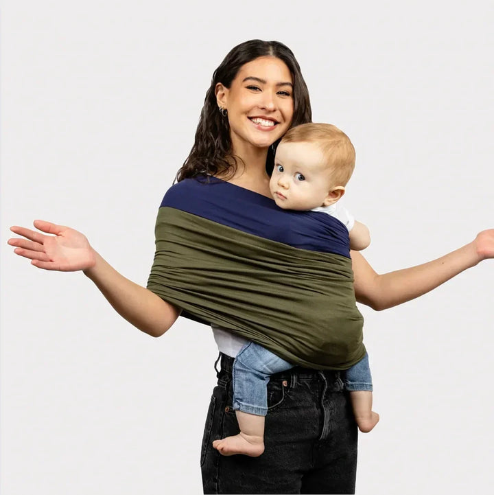 Veelzijdige baby draagdoek biedt comfort & veiligheid. Ideaal voor pasgeboren tot peuter, van biologisch katoen.