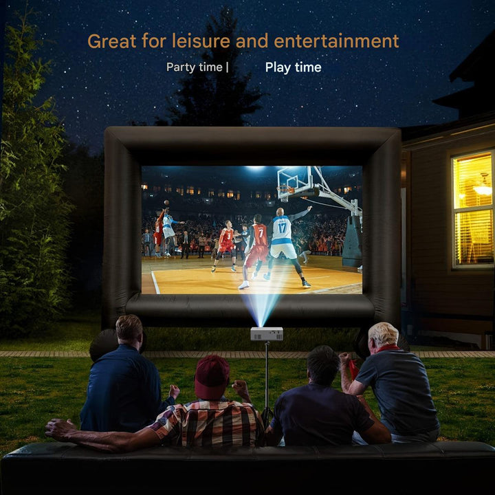 Eenvoudige installatie van de LumoBeam mini projector voor snelle home cinema of presentatie projectie.