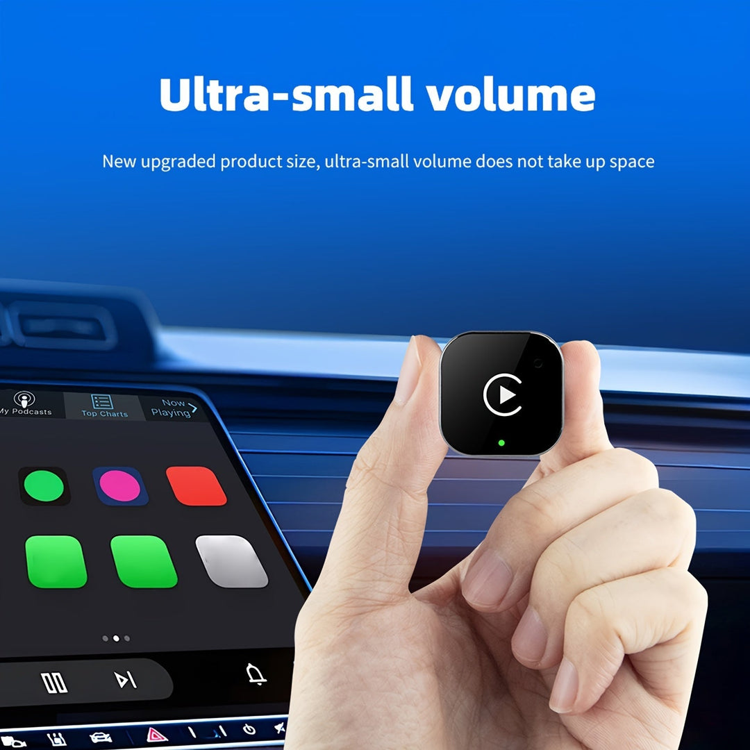 Razendsnel verbonden met je smartphone via de draadloze CarPlay/Android Auto adapter.