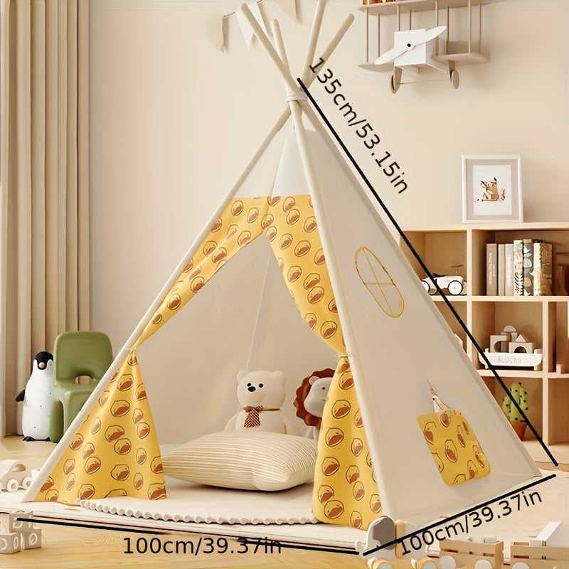 Gezellige kinderspeeltent voor binnen. Creëert een knusse speelhoek en decoratie in elke kinderkamer.