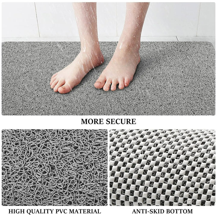 Antislip douchemat met zuignappen voor extra grip; perfect voor een veilige douche-ervaring.