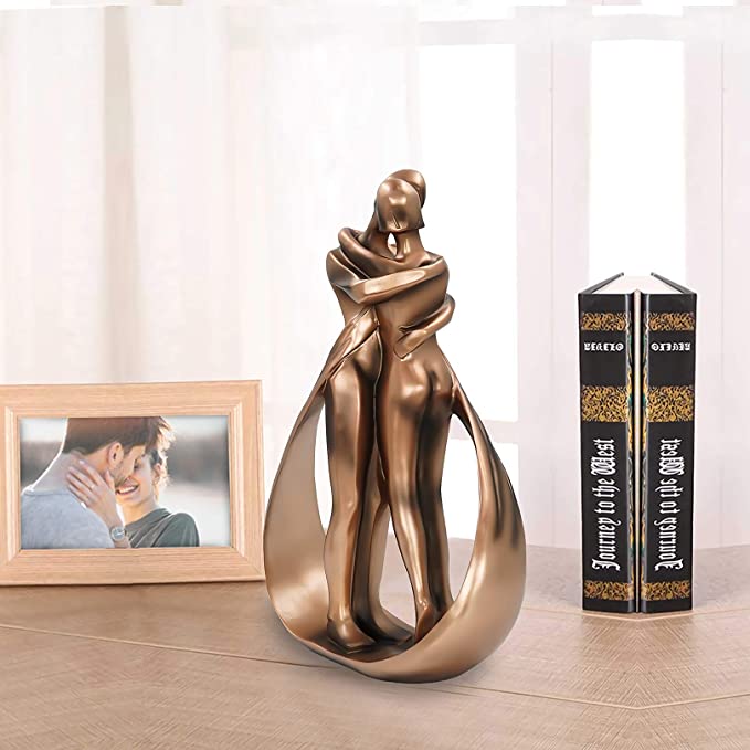 Handgemaakt liefdesbeeld: eeuwige liefde & verbondenheid decoratie. Uniek woonaccessoire met symboliek.