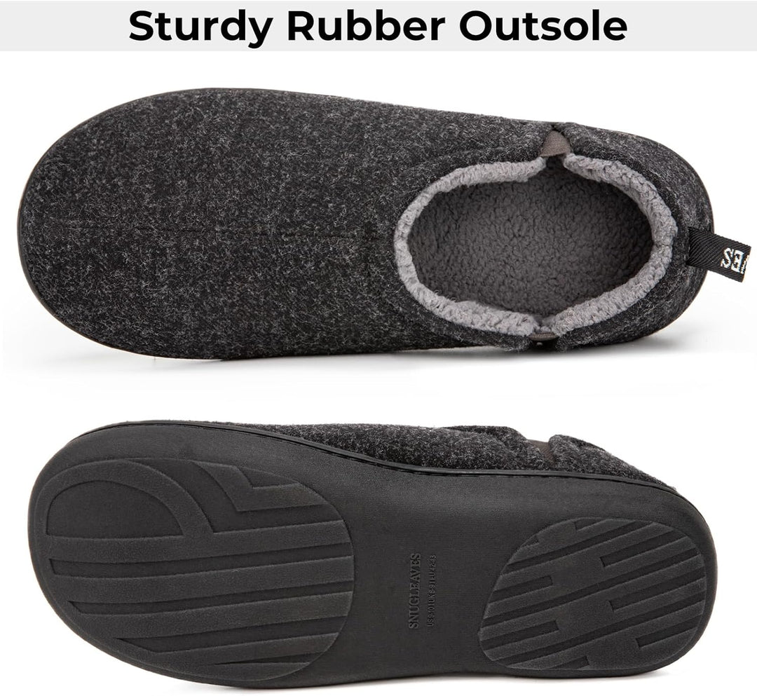 Noah: de warme heren huispantoffels, ideaal voor comfort in de winter.
