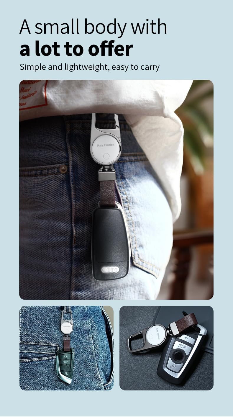 Slimme anti-verlies gadget voor sleutels en andere items, Zoek Mijn tracking functionaliteit.
