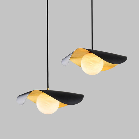 Moderne Hanglamp met Marmeren Design